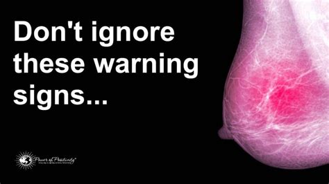 5 Early Warning Signs Of Breast Cancer Most Women Ignore