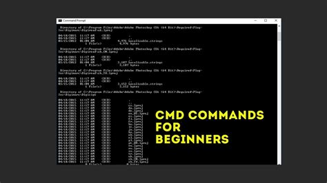 Easy Command Prompt Commands Youtube