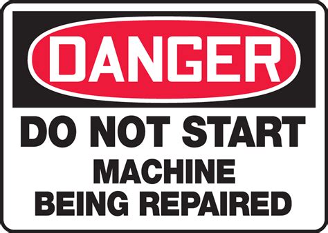 Maintenance Repair And Service Signs Offer Warnings As Needed