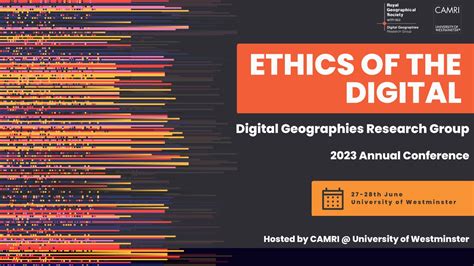 Digital Geographies Research Group Annual Symposium 2023 Digital