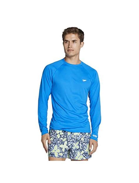 Buy Speedo Mens Uv Swim Shirt Easy Long Sleeve Regular Fit Online