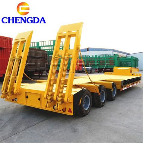 China 5 Axle Lowboy Semi Trailer Manufacturers And Factory Price