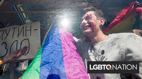 Russia Arrests Lgbtq Activists Protesting Chechen Crackdown On Gay Men Lgbtq Nation