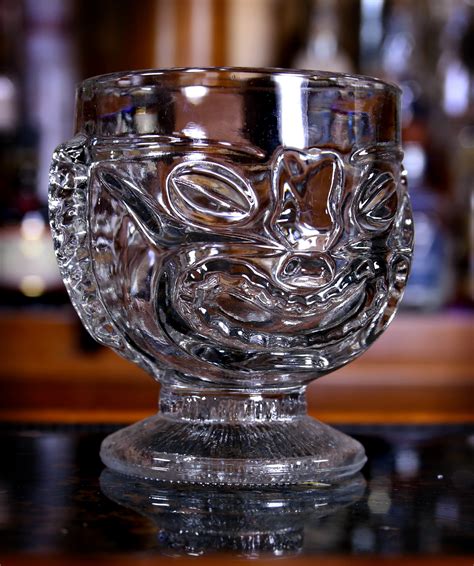 Glass Tiki Mug 14 Oz Happy And Sad Design Awesomedrinks