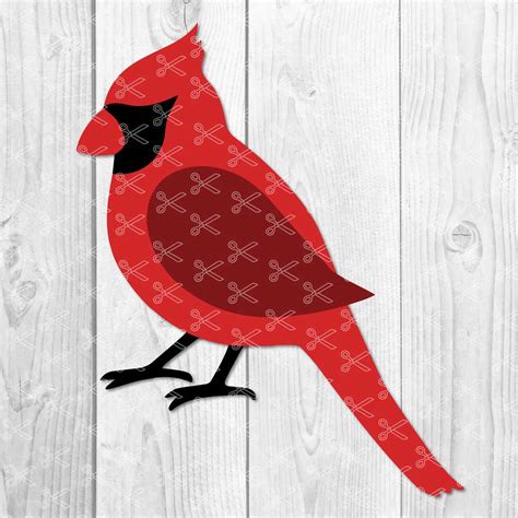 Cardinal Bird Svg Christmas Svg Dxf Png Cut Files For Cricut And