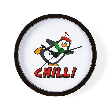 Chilly Willy Chill Wall Clock By Chillywillychill