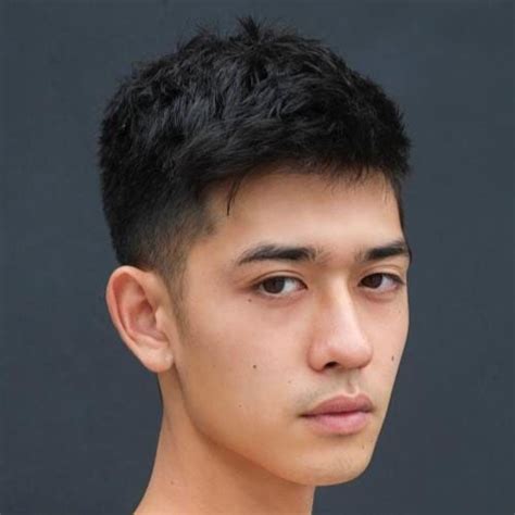 Asian Short Hair Men Simple Haircut And Hairstyle