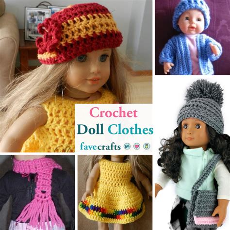 18 doll crochet pattern sunflower overall shorts, crochet doll clothes pattern, 18 inch doll clothes pattern, gray yellow adoringdollclothes 5 out of 5 stars (486) $ 1.99. 12+ Free Crochet Doll Clothes Patterns | FaveCrafts.com