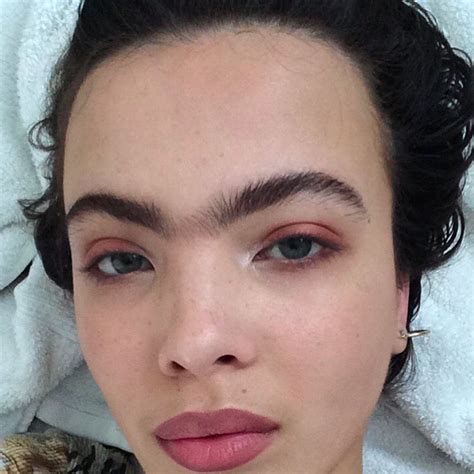 Meet The Model Proudly Rocking Her Unibrow And Proving Two Eyebrows