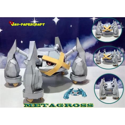 Jual Pokemon Metagross V2 Papercraft Shopee Indonesia