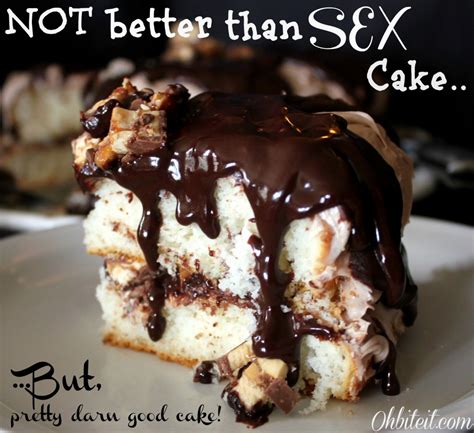 ~not Better Than Sex Cakebut Pretty Darn Good Cake Oh Bite It