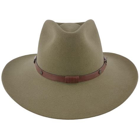 Catera Stetson Fur Felt Gun Club Hat Brown Fashionable Hats