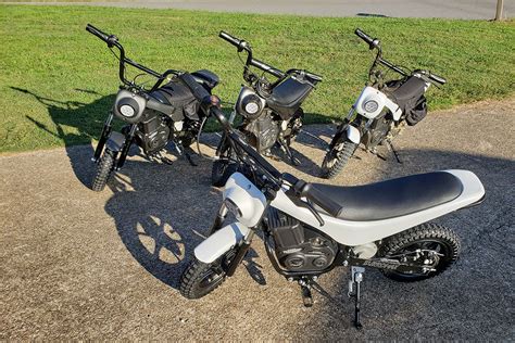 Electric Pit Bikes For Adults At The Race Track No Gas Needed For