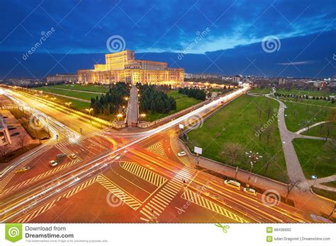 Bucharest Aerial View Stock Photo Image Of City