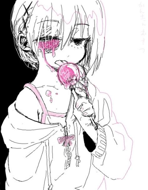 Pin By Mika愛 On Mangaillustrations Pastel Goth Art Creepy Cute