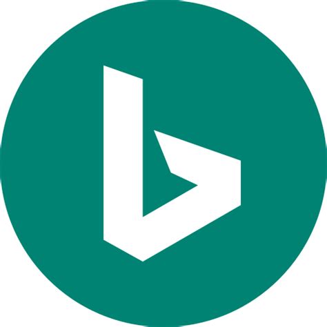 Icono Bing Logotipo En Social Colored Icons