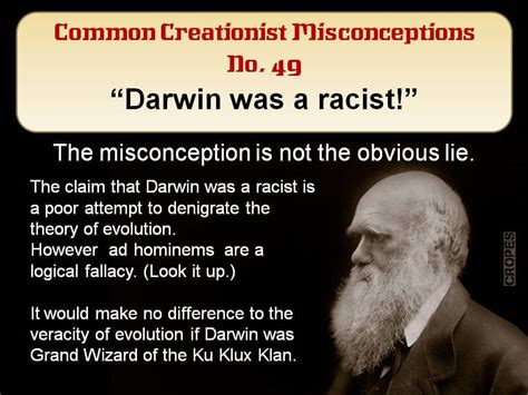 Common Creationist Misconceptions Darwin Answers In Reason