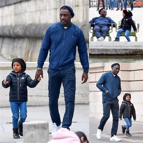 Idriselba Was Stepped Out With His Adorable Four Year Old Son Winston