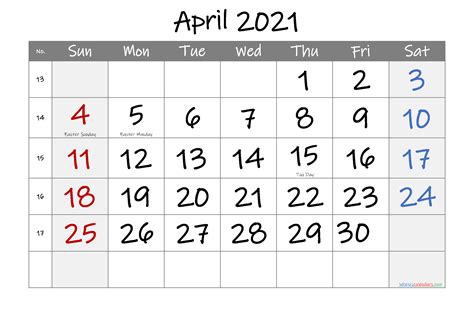 Here we have provided monthly calendar images in jpg format. Free Printable April 2021 Calendar with Holidays