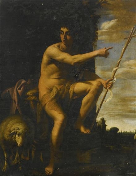 giovanni baglione saint john the baptist in the wilderness mutualart