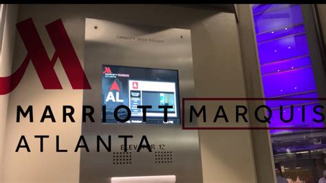 Otis High Rise Elevators At Marriott Marquis Atlanta Atlanta Georgia