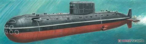 Soviet Nuclear Powered Submarine Pr685 Plavnikmike Class Plastic