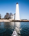 New London Harbor Light; 3 of 19 CT near-shore lighthouses from my ...