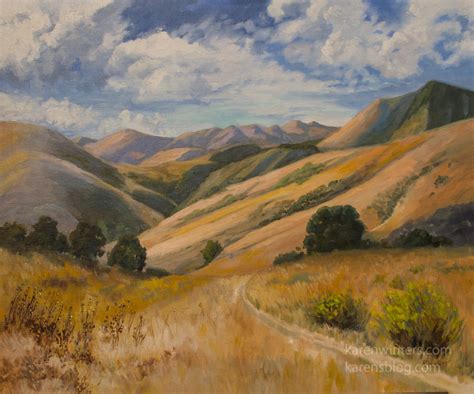 California Landscape Paintings And Plein Air Paintings By California