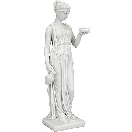 Design Toscano Hebe The Goddess Of Youth Bonded Marble Resin Statue 4