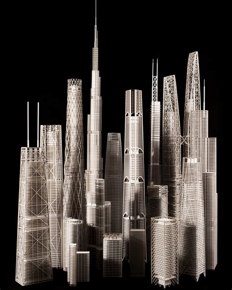 Engineering Architecture 20 Models Reveal How Skyscrapers Work By