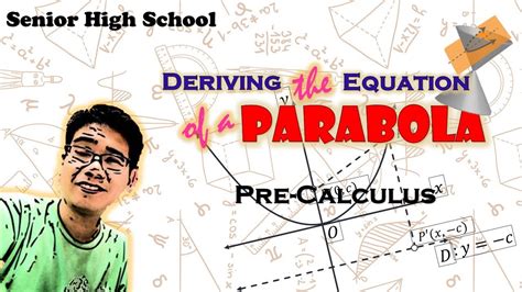 Deriving The Equation Of The Parabola Shs Precalculus Youtube