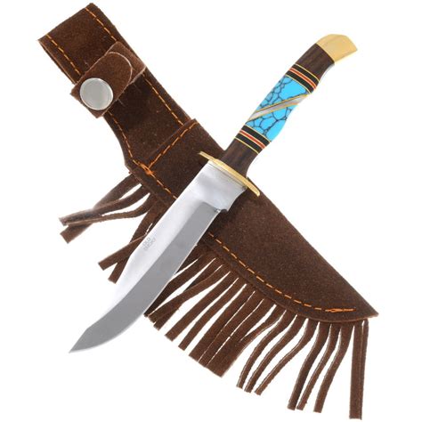 Navajo Inlaid Turquoise Knife 39227