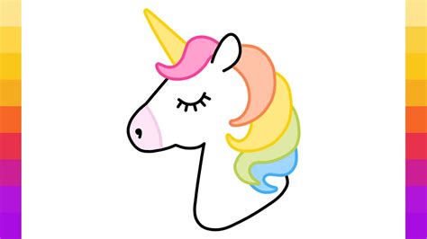 How To Draw A Cute Unicorn Easy Youtube