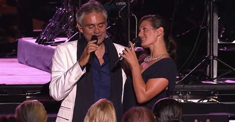 Little is known about her family and early life. Andrea Bocelli & Wife Surprise Audience With Beautiful ...