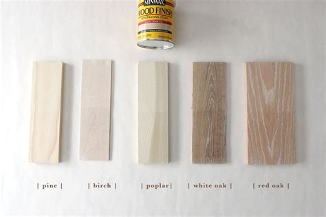 How 6 Different Stains Look On 5 Popular Types Of Wood Staining Wood