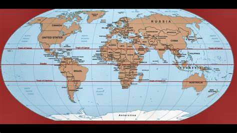 It is thus the southernmost latitude where the sun can be seen directly overhead. Trick To Remember Geography : Countries Through Which ...