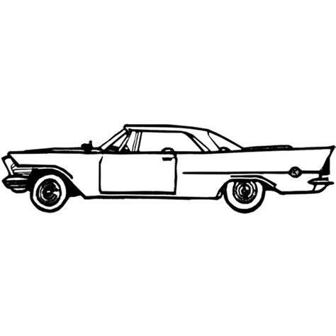 Grand Slam Designs Embroidery Design Classic Car Outline 109 Inches H