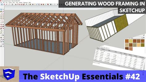 Creating Wood Framing In Sketchup The Sketchup Essentials 42