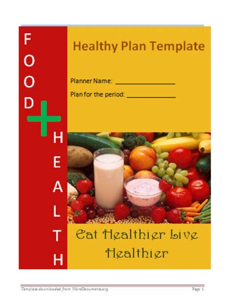 Healthy Eating Plan Template by Roomi - Issuu