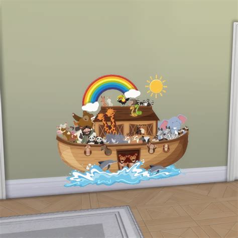 Biblical Nursery Decals The Sims 4 Build Buy Curseforge