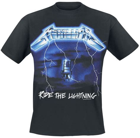 Great savings & free delivery / collection on many items. Ride The Lightning | Metallica T-Shirt | EMP