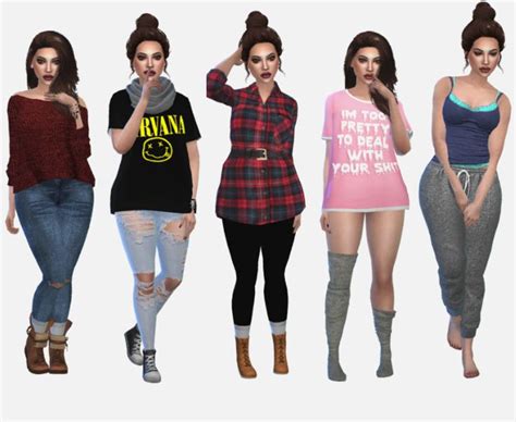 135 Best Images About Sims 4 Clothes On Pinterest Sweatpants The