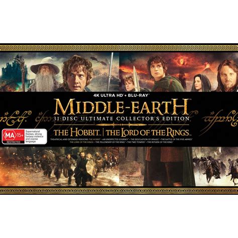 Middle Earth 6 Film Ultimate Collectors Edition Limited Edition Jb