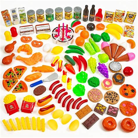 Maybe you would like to learn more about one of these? 120pc Play Food Set for Kids & Toy Food for Pretend Play ...