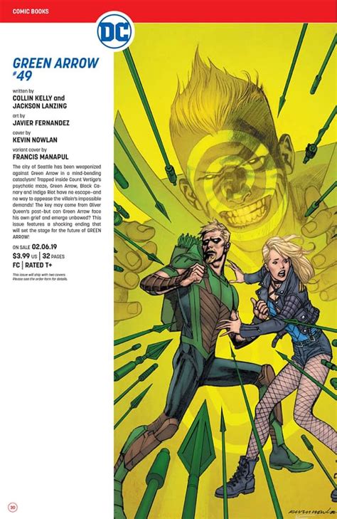 The Full Dc Comics Catalog For February 2019 Going Young