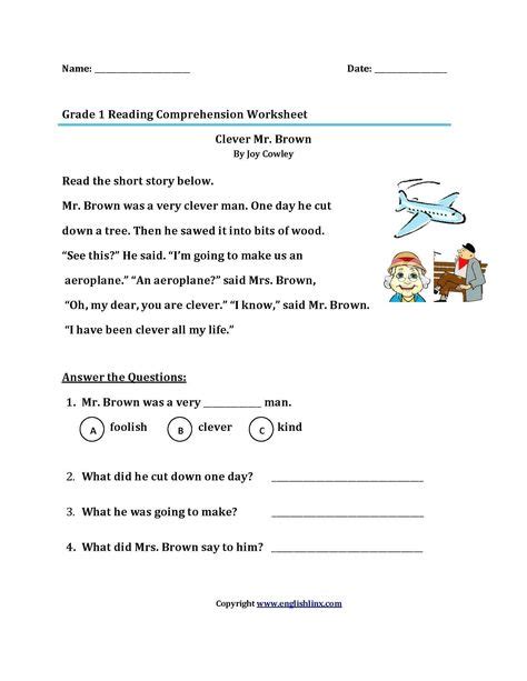 Third Grade Language Arts Worksheets