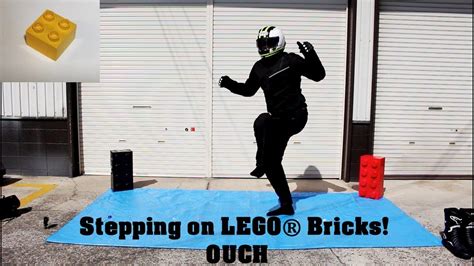 Stepping On Lego Bricks Ouch Which Ones Hurt The Most Youtube
