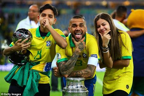 Dani Alves Scooped 40th Trophy Of His Career At Copa America But Who