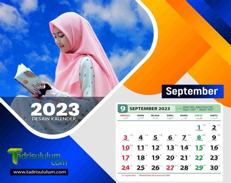 Template Kalender Meja Psd Tahun 2023 Gratis Tadrisul Ulum