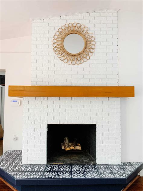 How To Paint Fireplace Tile With A Stencil Mistakes To Avoid On Your